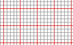 A4 graph paper in red and grey