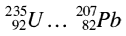 U-235 ... Pb-207